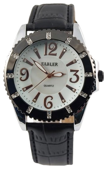 Wrist watch Fabler FL-500100/1.3 (bel.+perl.) for women - 1 photo, picture, image