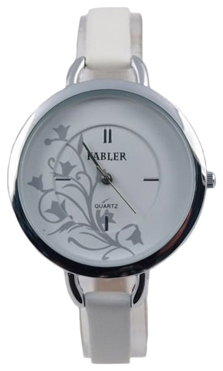 Wrist watch Fabler FL-500250/1 (bel.,cvetok ser.) for women - 1 picture, image, photo
