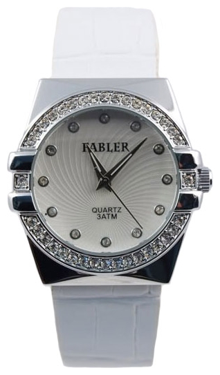 Wrist watch Fabler FL-500290/1 (stal) bel.rem. for women - 1 picture, image, photo
