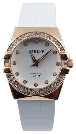 Wrist watch Fabler FL-500290/8 (bel.) bel.rem. for women - 1 image, photo, picture