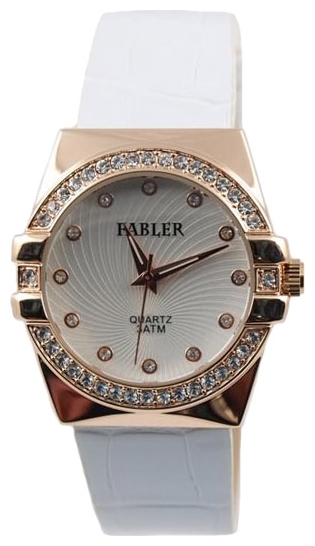 Wrist watch Fabler FL-500290/8 (stal) bel.rem. for women - 1 picture, image, photo