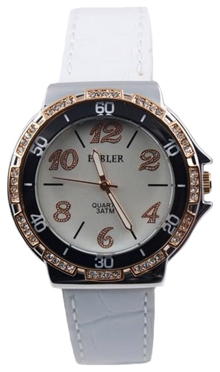 Wrist watch Fabler FL-500360/6.3 (stal) bel.rem. for women - 1 picture, photo, image