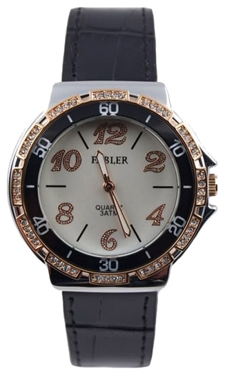 Wrist watch Fabler FL-500360/6.3 (stal) cher.rem. for women - 1 picture, photo, image
