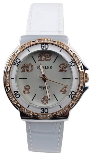 Wrist watch Fabler FL-500360/6.4 (bel.) bel.rem. for women - 1 picture, photo, image