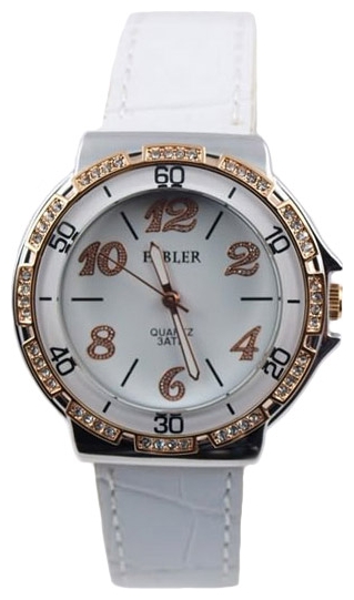 Wrist watch Fabler FL-500360/6.4 (stal) bel.rem. for women - 1 photo, picture, image