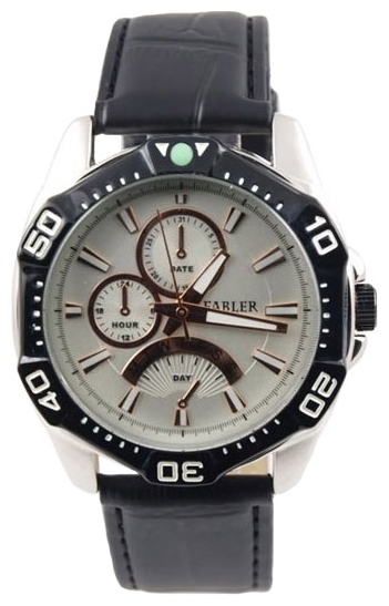Wrist watch Fabler FM-600120/1.3 (stal, imit. mnogofunkc.) for men - 1 photo, image, picture
