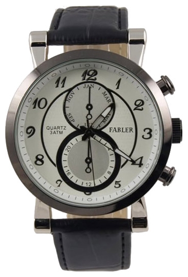 Wrist watch Fabler FM-600150/1.3 (bel., imit. hronografa) for men - 1 image, photo, picture