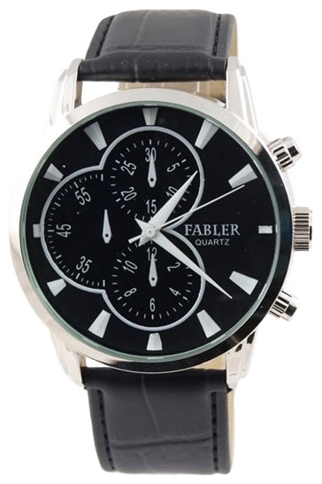 Wrist watch Fabler FM-600162/1 (cher., imitaciya hronografa) for men - 1 picture, image, photo