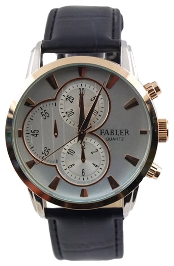 Wrist watch Fabler FM-600162/6 (stal, imitaciya hronografa) for men - 1 picture, photo, image