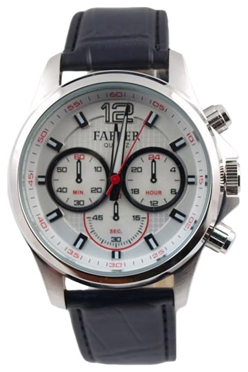 Wrist watch Fabler FM-600170/1 (stal, imitaciya hronografa) for men - 1 image, photo, picture