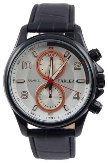 Wrist watch Fabler FM-600172/3 (stal, imitaciya hronografa) for men - 1 picture, photo, image