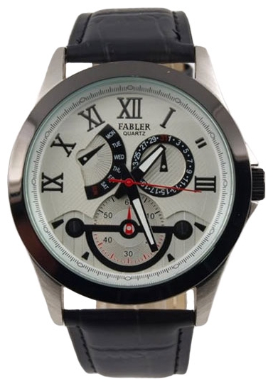 Fabler FM-600181/1.3 (stal, imit. mnogofunkc.) wrist watches for men - 1 image, picture, photo
