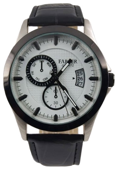 Fabler FM-600182/1.3 (bel., imit. mnogofunkc.) wrist watches for men - 1 image, picture, photo