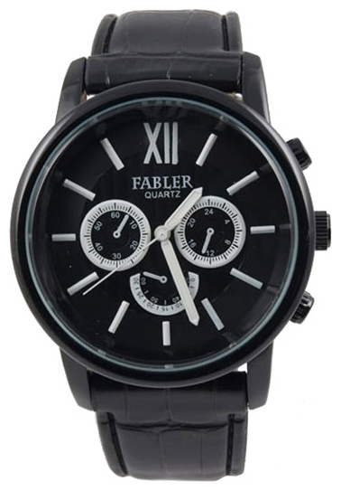 Wrist watch Fabler FM-600190/3 (cher., imitaciya hronografa) for men - 1 picture, image, photo