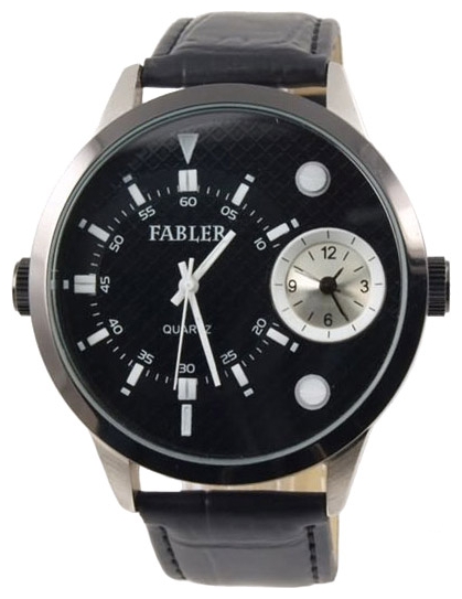 Wrist watch Fabler FM-700101/1.3 (cher.+stal) for men - 1 picture, image, photo