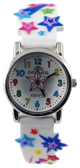 Wrist watch Raduga 101 belyj zvezdopad for kid's - 1 photo, image, picture