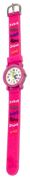 Wrist watch Raduga 102 malinovaya arifmetika for kid's - 1 picture, image, photo