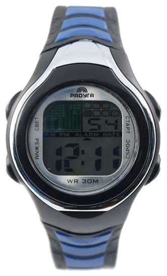 Wrist watch Raduga 402 chernye/temno-sinie for kid's - 1 picture, photo, image