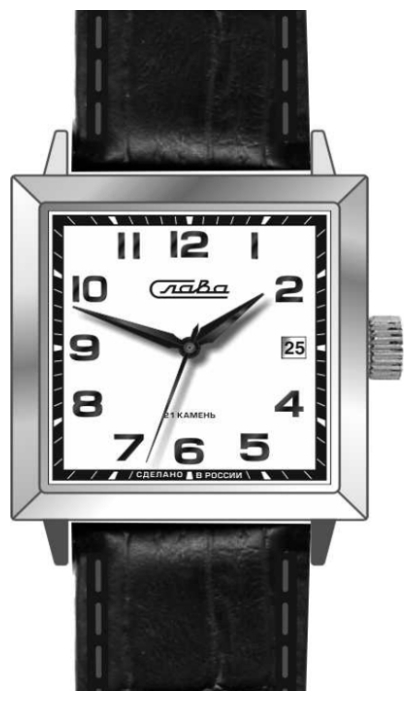 Wrist watch Slava 1051152/300-2414 for men - 1 picture, image, photo