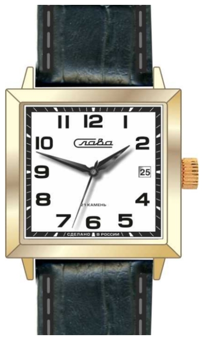 Wrist watch Slava 1059152/300-2414 for men - 1 photo, picture, image