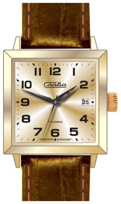 Wrist watch Slava 1059156/300-2414 for men - 1 picture, photo, image