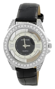 Wrist watch Sputnik L-300241/1 cher.+stal for women - 1 image, photo, picture