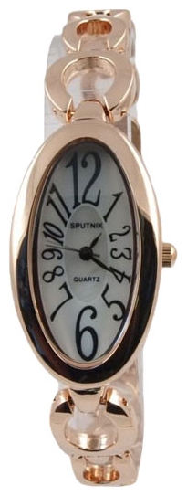 Wrist watch Sputnik L-882420/8 bel.+perl. for women - 1 photo, image, picture