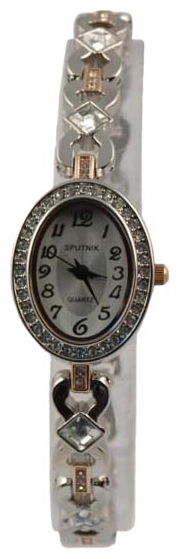 Wrist watch Sputnik L-995650/6 bel.+stal for women - 1 image, photo, picture