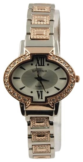Wrist watch Sputnik L-995791/6 bel.+stal for women - 1 photo, picture, image