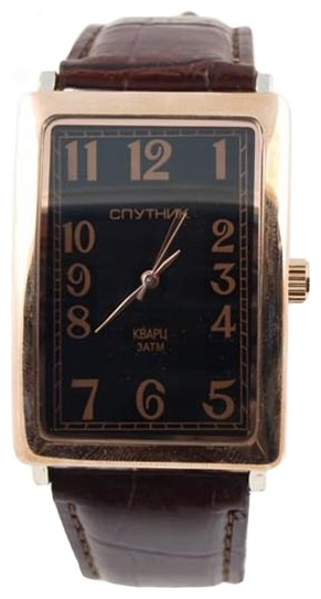 Sputnik M-856990/6 cher. wrist watches for men - 1 image, picture, photo