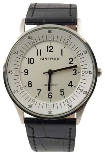 Sputnik M-857390/1 stal wrist watches for men - 1 image, picture, photo