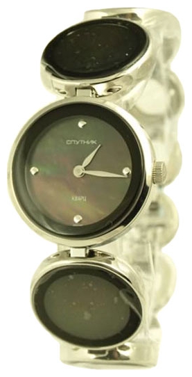Wrist watch Sputnik NL-1E871/1 cher.-perl. for women - 1 photo, picture, image