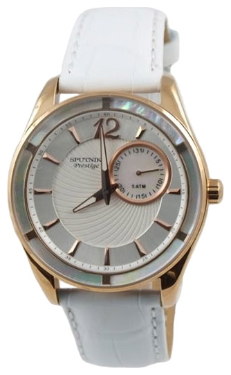 Wrist watch Sputnik NL-1K861/8 bel.+stal for women - 1 photo, picture, image