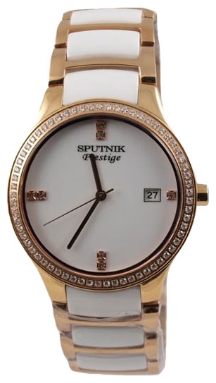 Wrist watch Sputnik NL-87201/8 bel. for women - 1 photo, picture, image