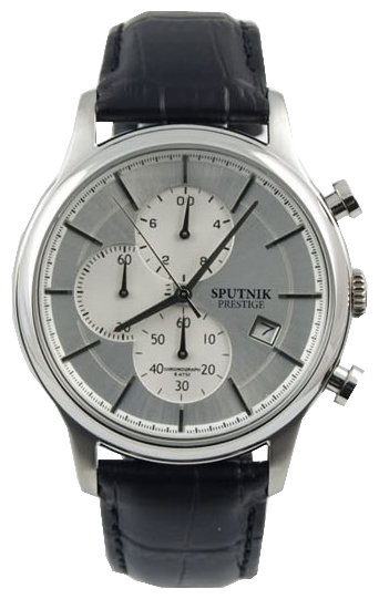 Sputnik NM-1G524/1 bel.+stal wrist watches for men - 1 image, picture, photo