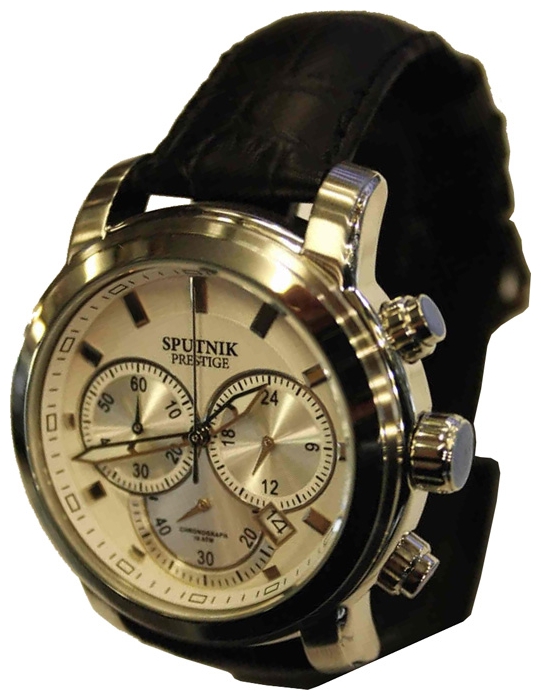 Wrist watch Sputnik NM-1G994/1 bel. + stal for men - 1 image, photo, picture