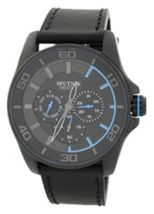 Wrist watch Sputnik NM-1R714/3 chernyj for men - 1 image, photo, picture