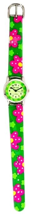 Wrist watch Tik-Tak H101-1 Zelenye cvety for kid's - 1 photo, picture, image