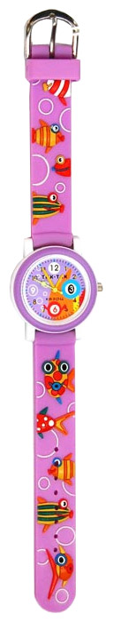 Wrist watch Tik-Tak H104-2 Fioletovye rybki for kid's - 1 picture, photo, image