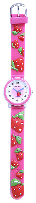 Tik-Tak H104-2 Rozovaya klubnika wrist watches for kid's - 1 image, picture, photo