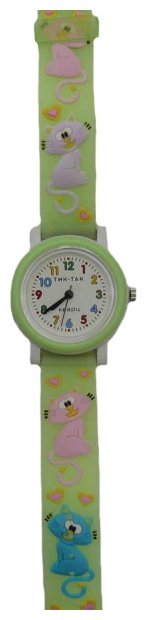 Wrist watch Tik-Tak H104-2 Zelenye koty for kid's - 1 photo, picture, image