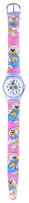 Wrist watch Tik-Tak H106-1 Rozovye mishki for kid's - 1 picture, image, photo