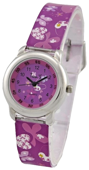 Wrist watch Tik-Tak H113-1 Sirenevye cvety for kid's - 1 picture, photo, image