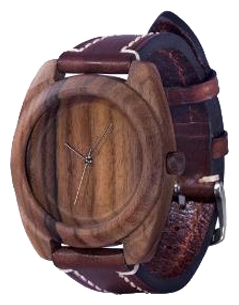 Wrist watch AA Wooden Watches S1 Brown for men - 2 picture, image, photo