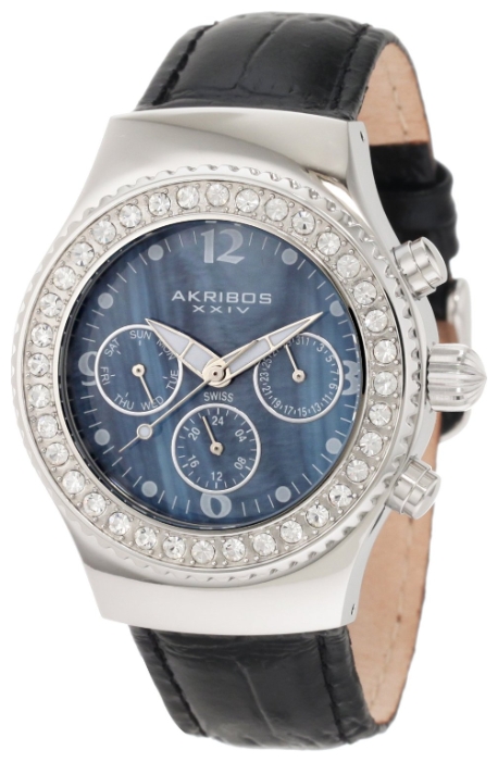 Wrist watch Akribos XXIV AKR449BK for women - 1 photo, image, picture
