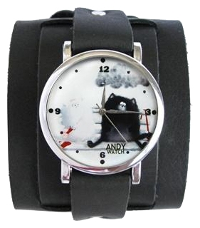 Wrist watch Andy Watch Koty na lavke for unisex - 1 photo, picture, image