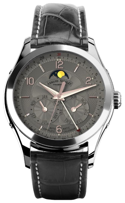 Wrist watch Armand Nicolet 9742B-GS-P974GR2 for men - 1 photo, picture, image