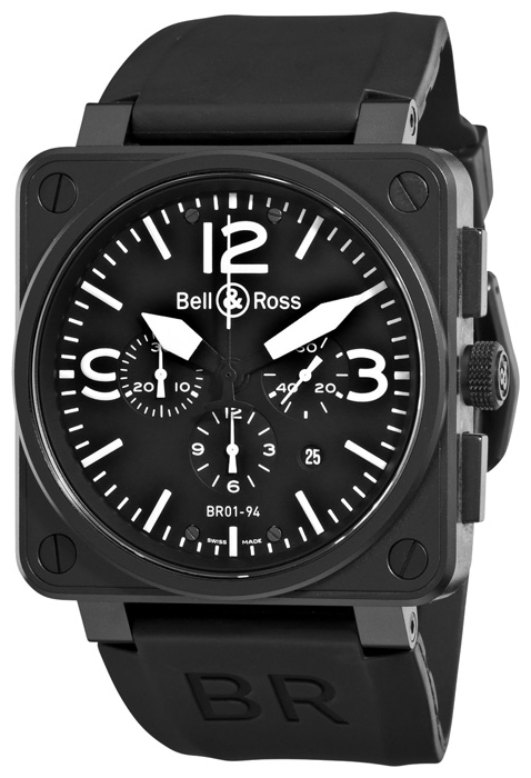 Wrist watch Bell & Ross BR0194-BL-CA for men - 1 picture, image, photo