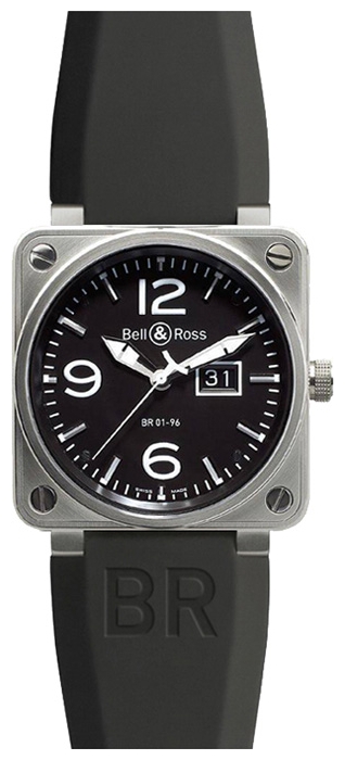 Wrist watch Bell & Ross BR0196-BL-ST for men - 1 photo, picture, image