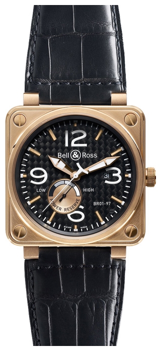 Wrist watch Bell & Ross BR0197-PINKGOLD for men - 1 photo, picture, image